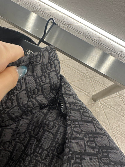 Collar hooded jacquard jacket