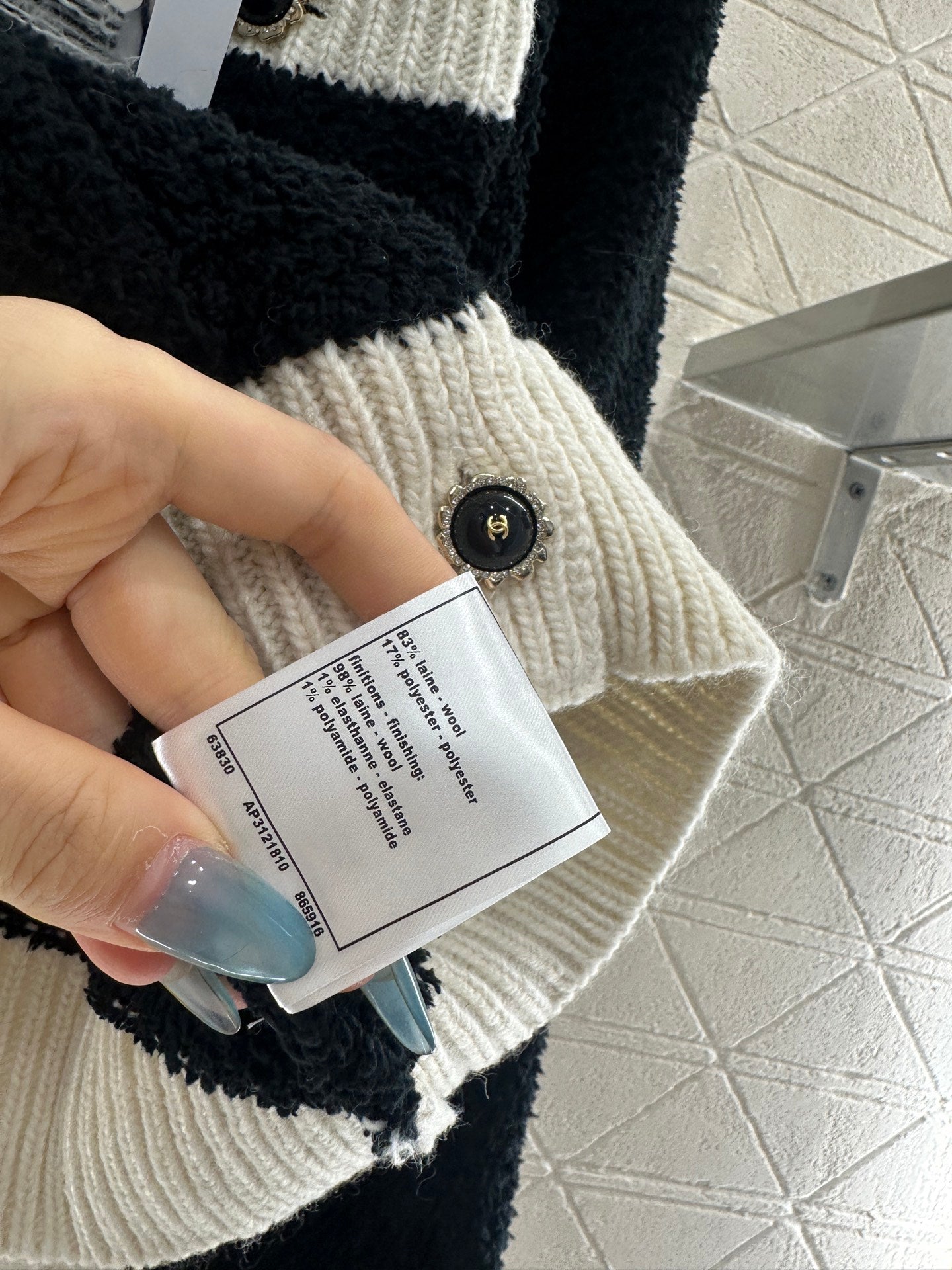 Color blocking pocket knitted cardigan