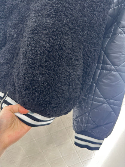 Teddy plush cotton jacket baseball jacket