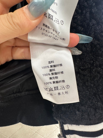 Teddy plush cotton jacket baseball jacket