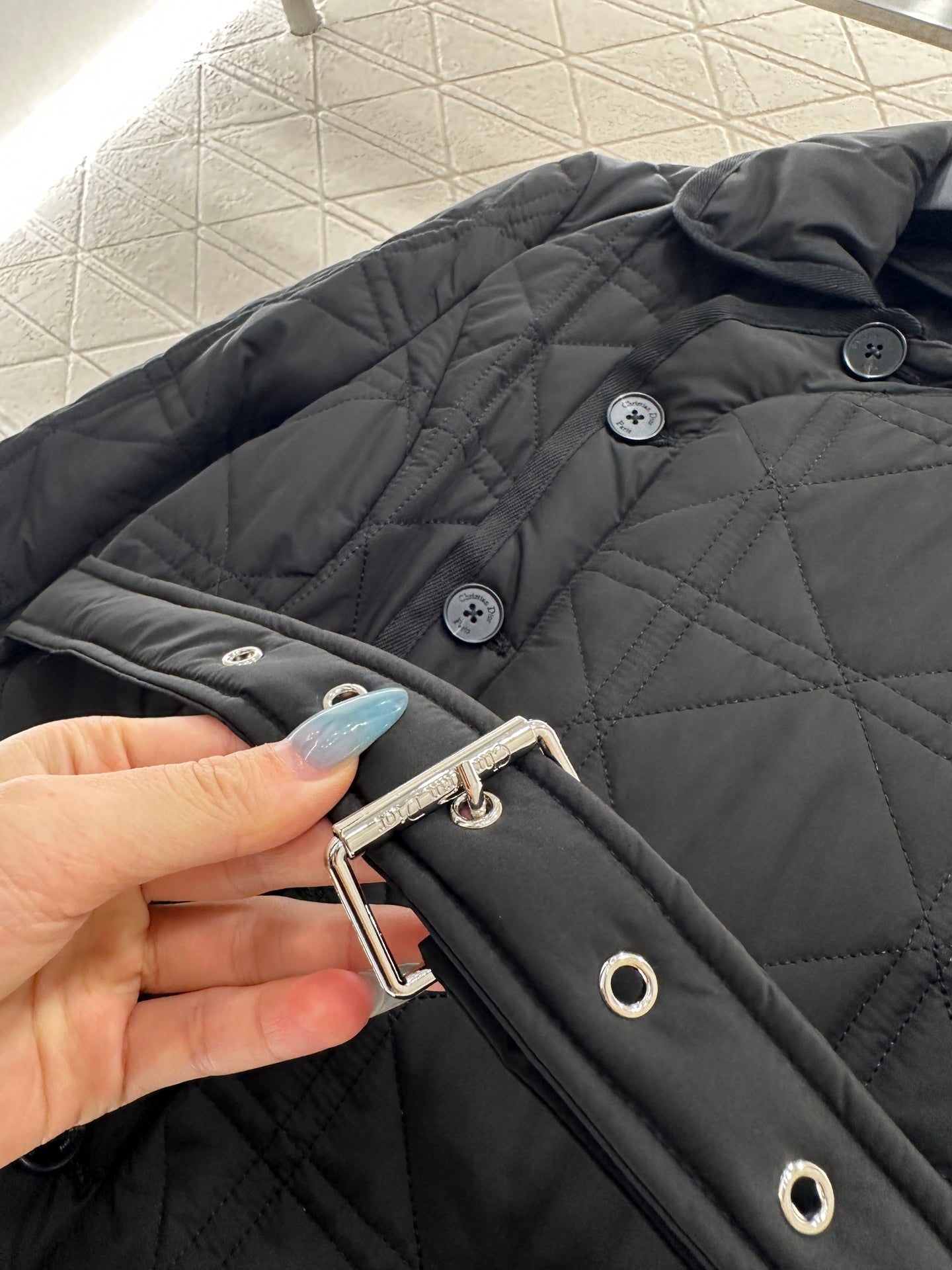 Tengge patterned cotton jacket