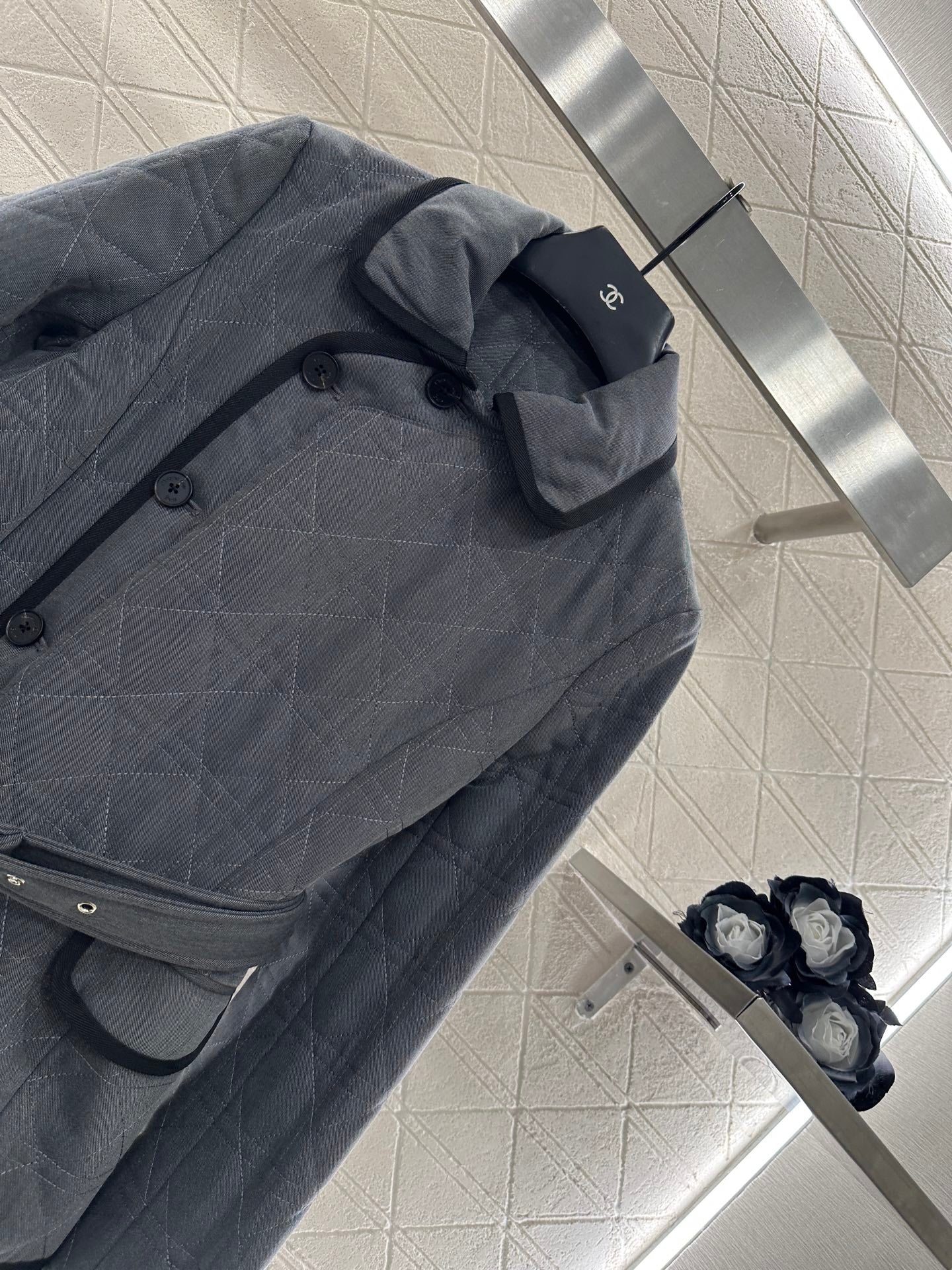 Tengge patterned cotton jacket