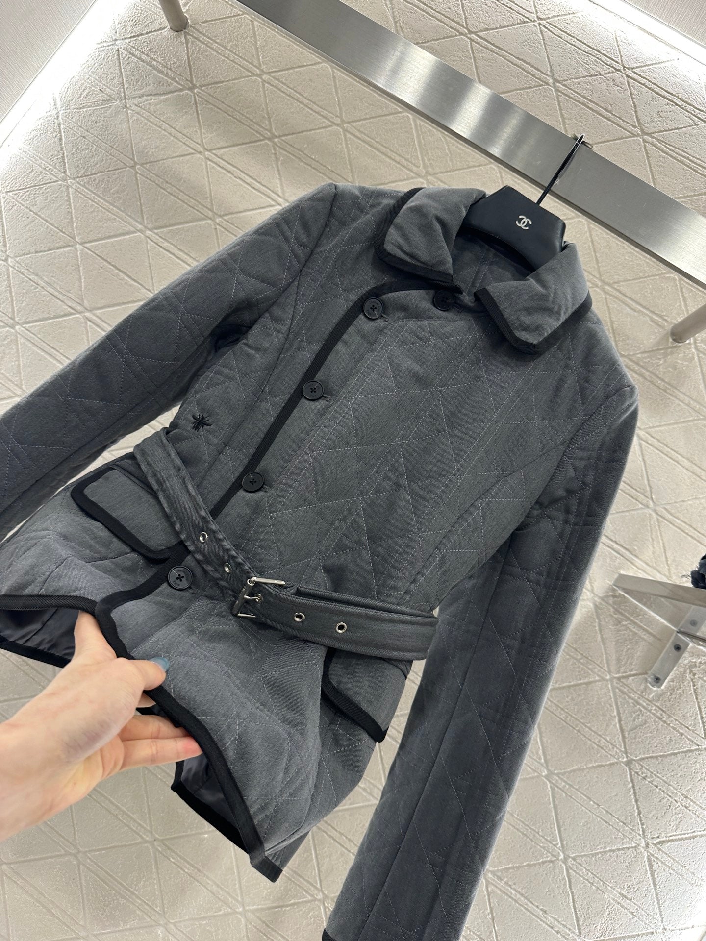 Tengge patterned cotton jacket