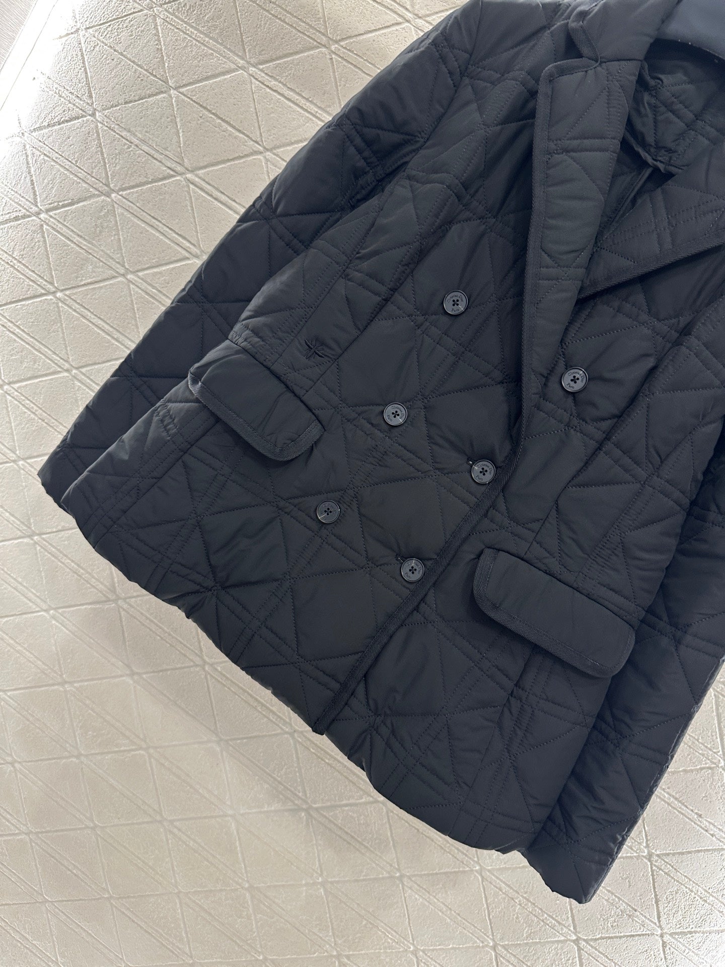 Collar rattan plaid suit cotton jacket