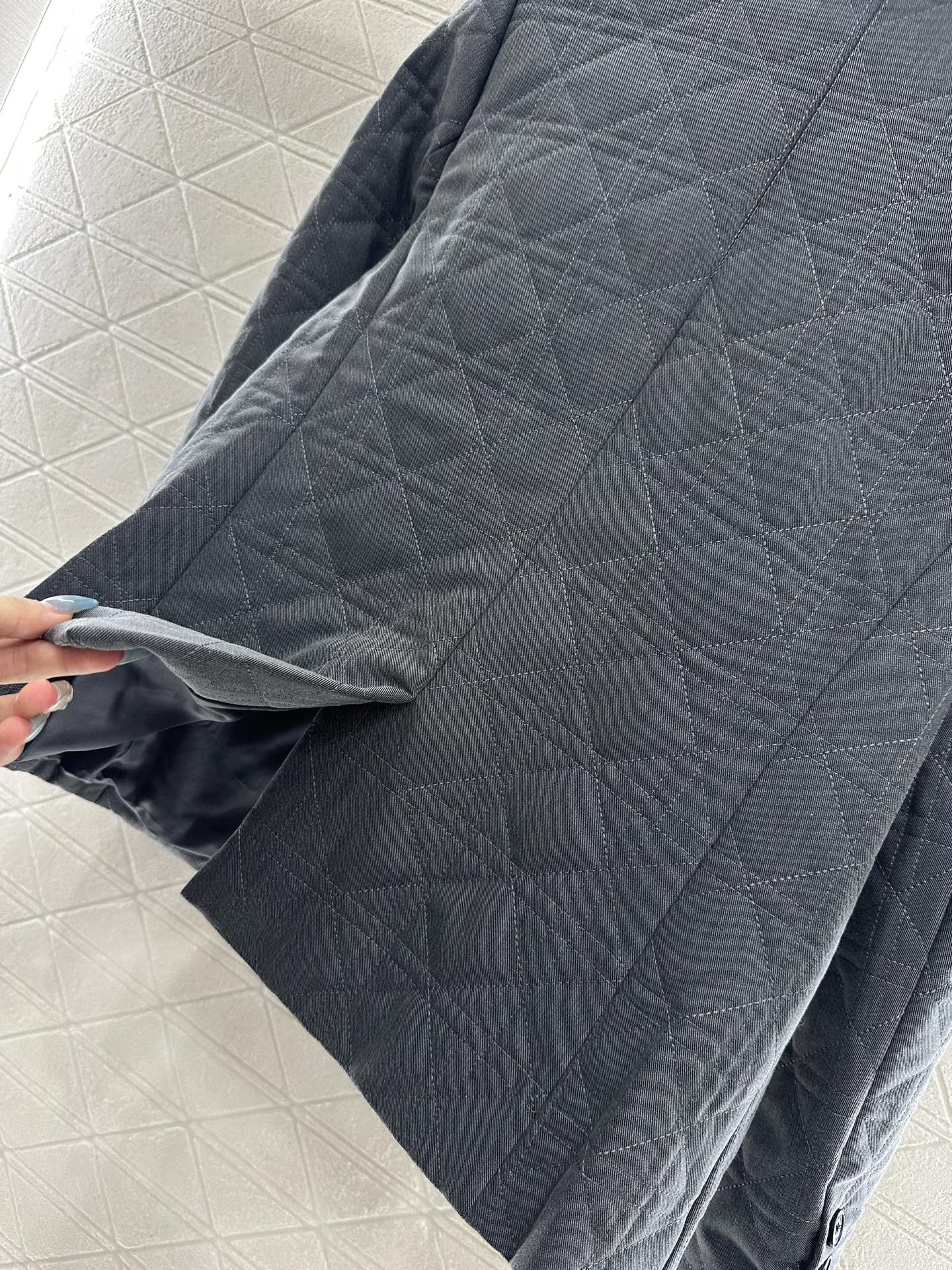 Collar rattan plaid suit cotton jacket