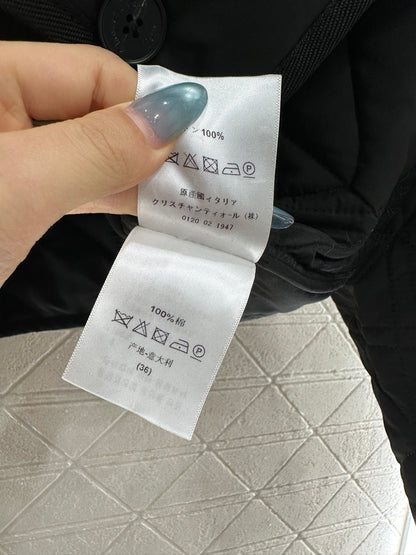 Corduroy rattan plaid cotton jacket