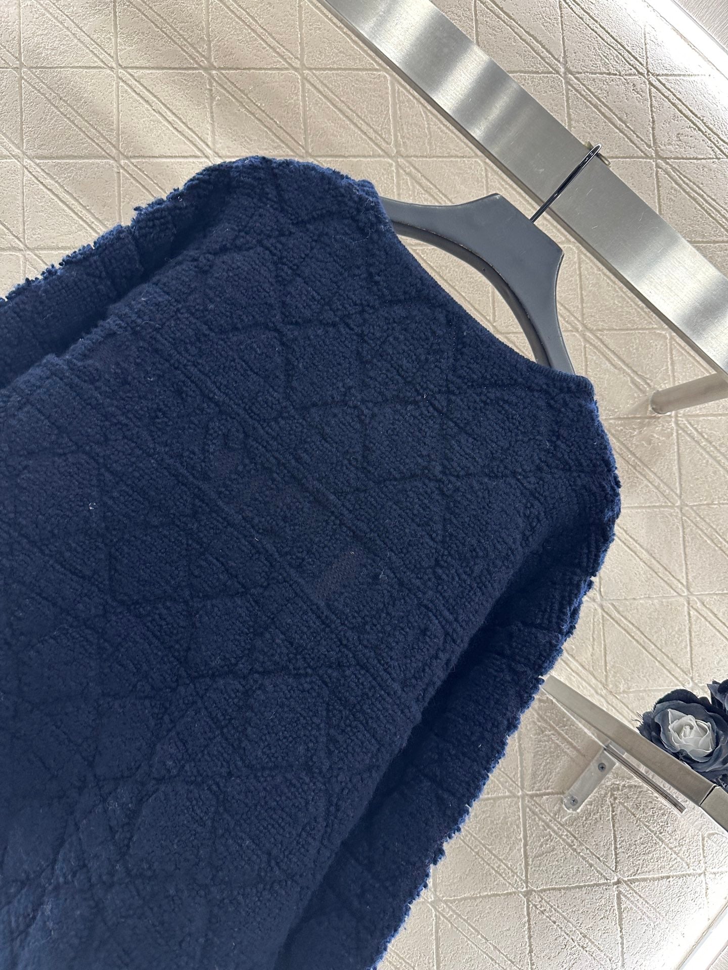 Tengge jacquard cardigan jacket