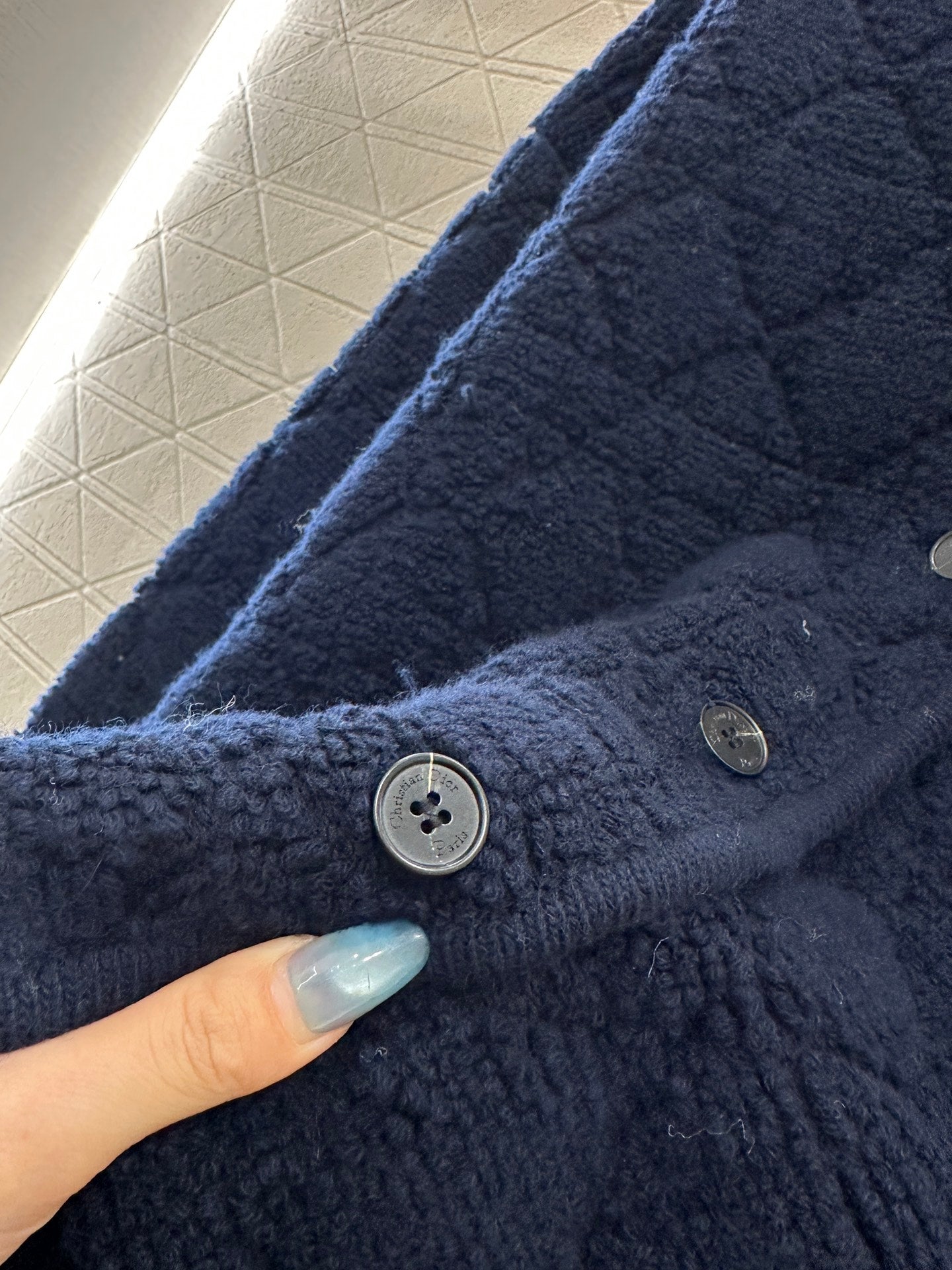 Tengge jacquard cardigan jacket