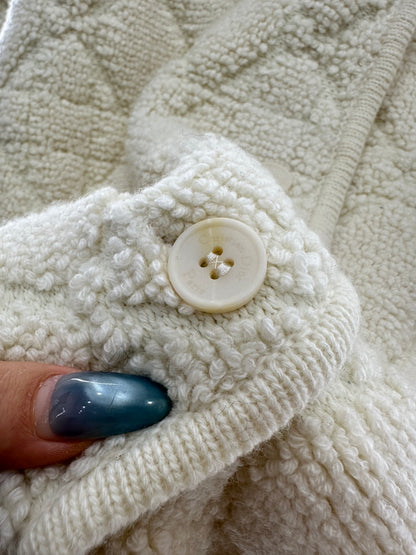 Tengge jacquard cardigan jacket