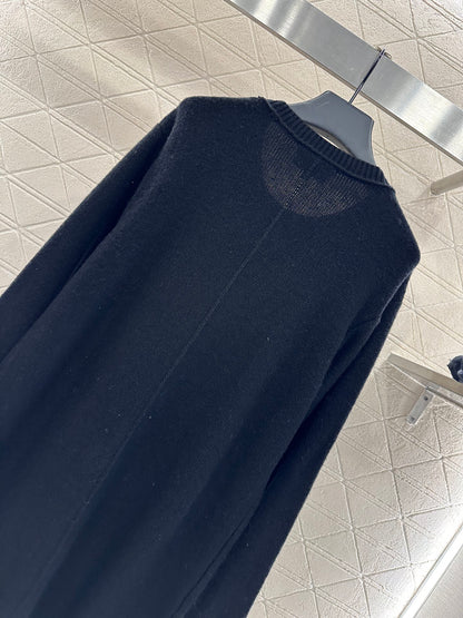 3D Camellia Knitted Dress