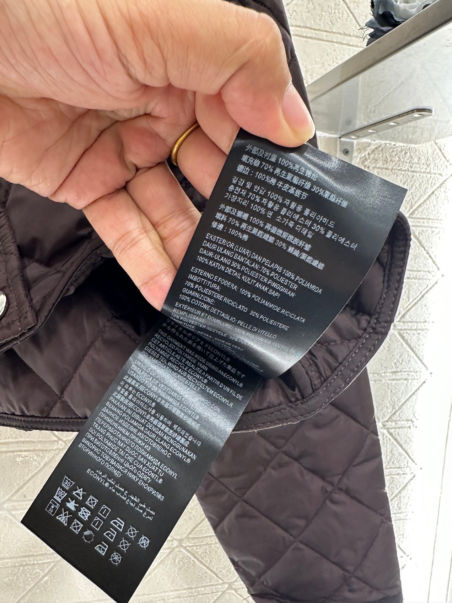 Corduroy collar short cotton jacket