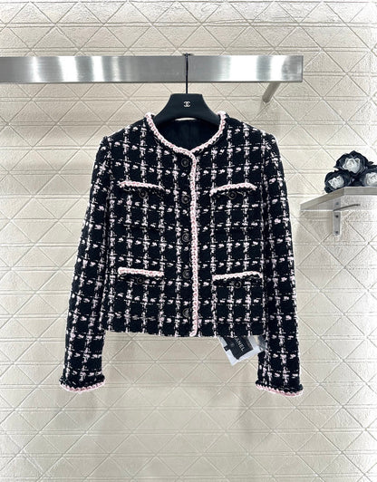 Woolen bound edge dress jacket