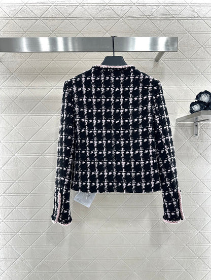 Woolen bound edge dress jacket