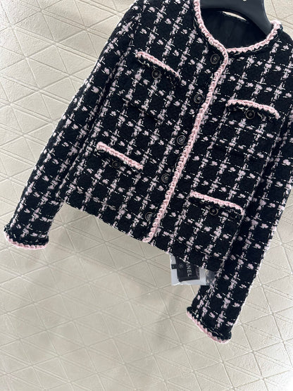 Woolen bound edge dress jacket