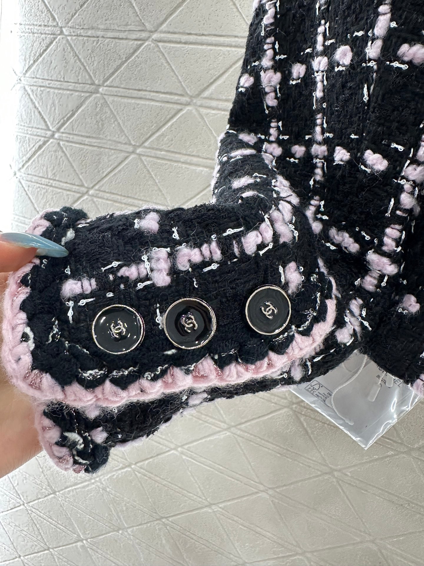 Woolen bound edge dress jacket