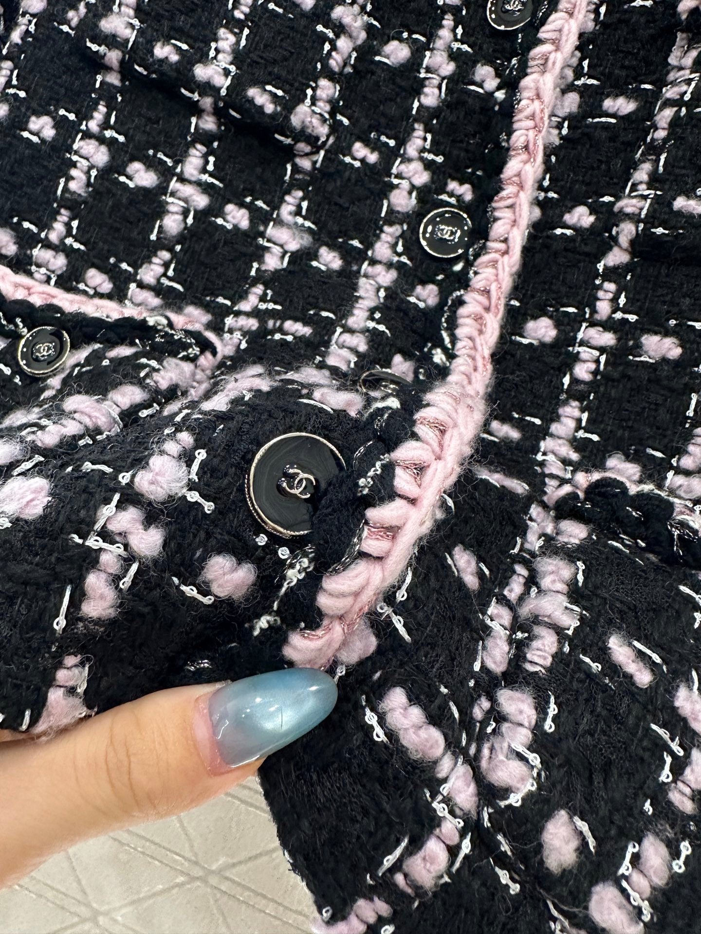 Woolen bound edge dress jacket