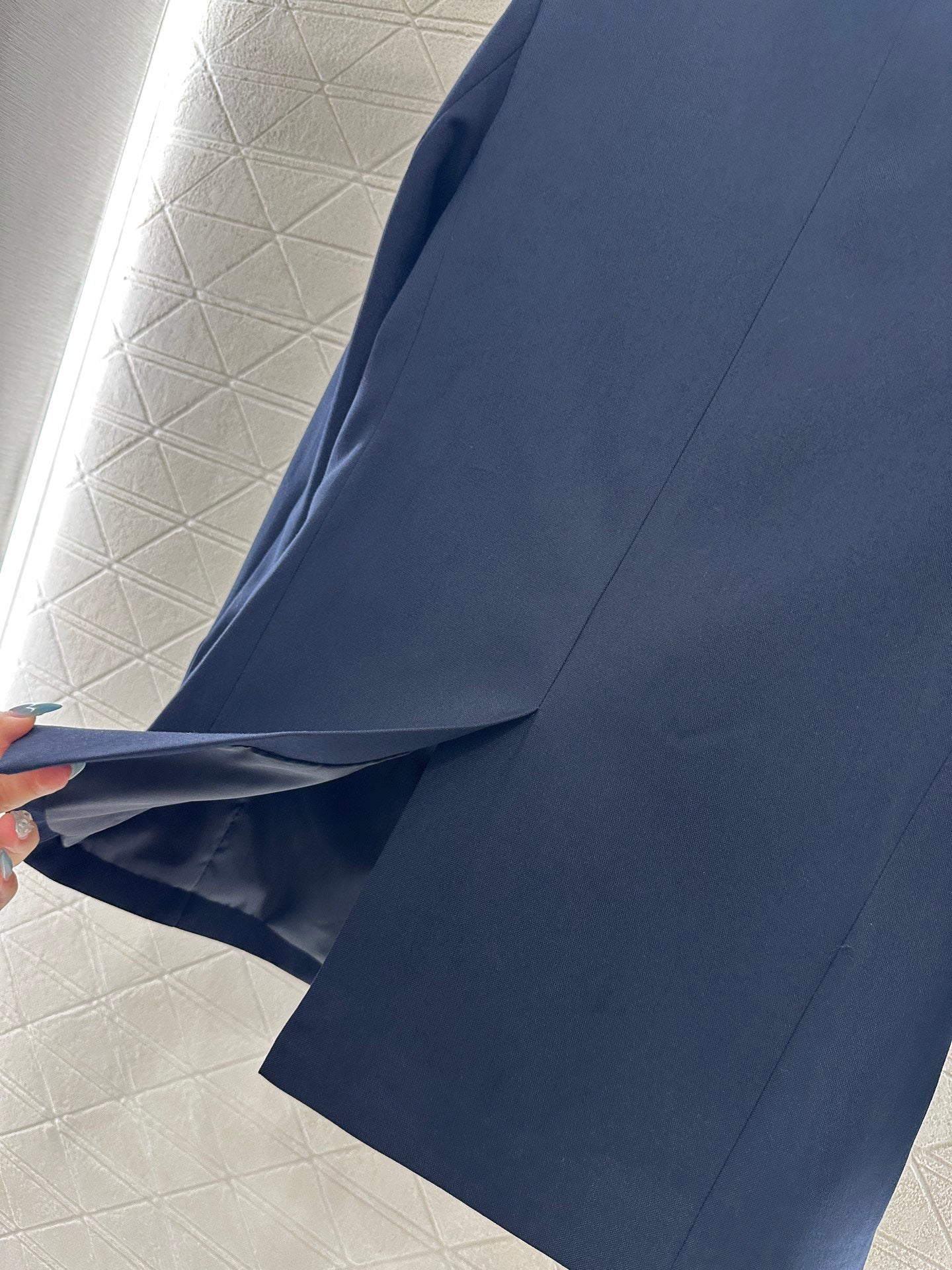 Front shoulder lapel suit jacket