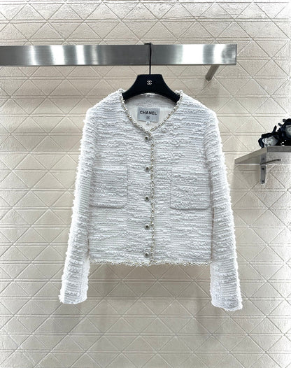 Heavy industry pearl dress jacket