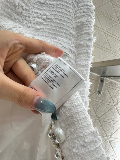 Heavy industry pearl dress jacket