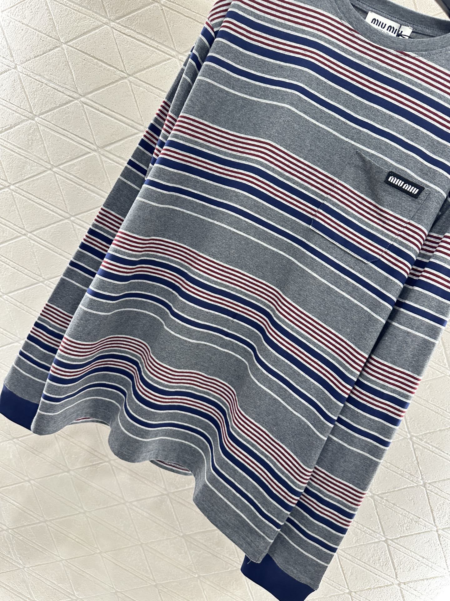 Silhouette striped long sleeved shirt