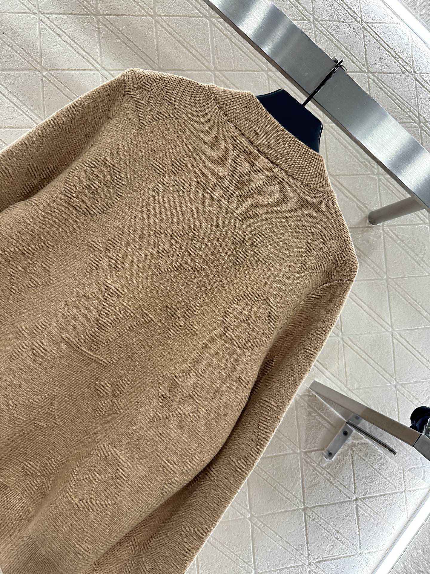 Jacquard Knitted Coat