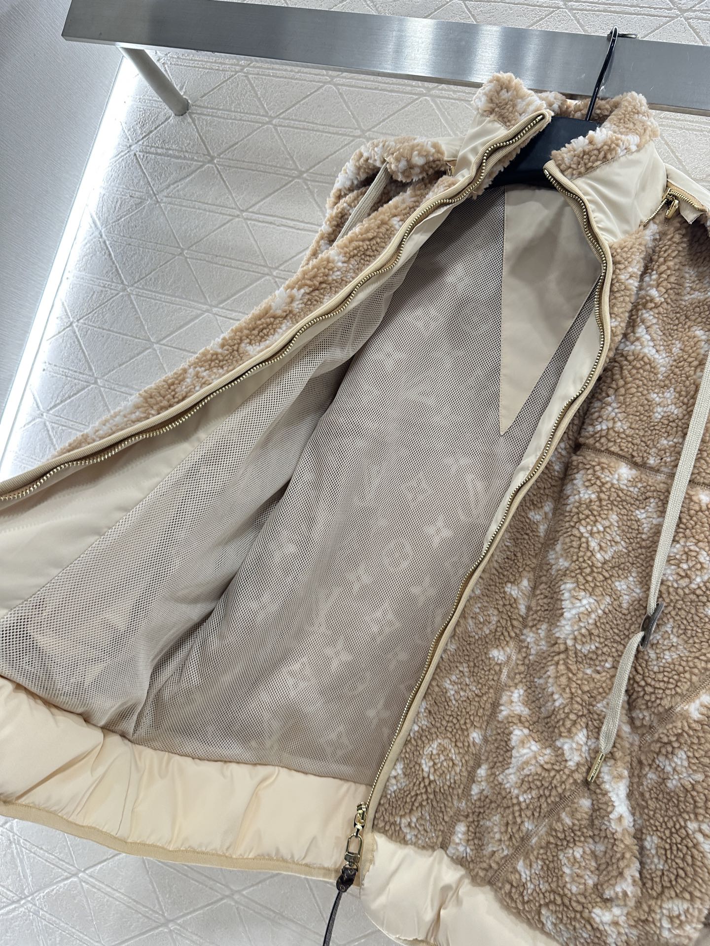 Hooded Teddy Lamb Coat