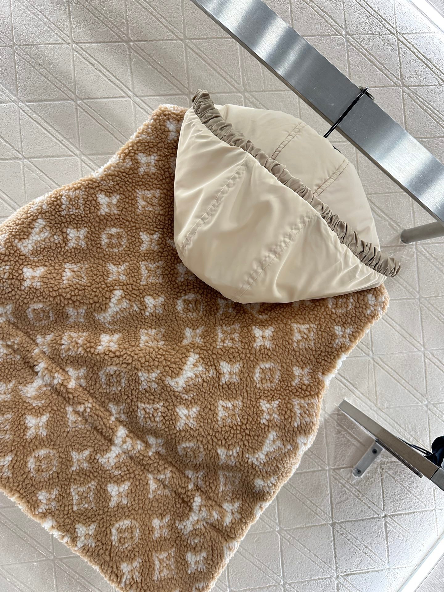 Hooded Teddy Lamb Vest