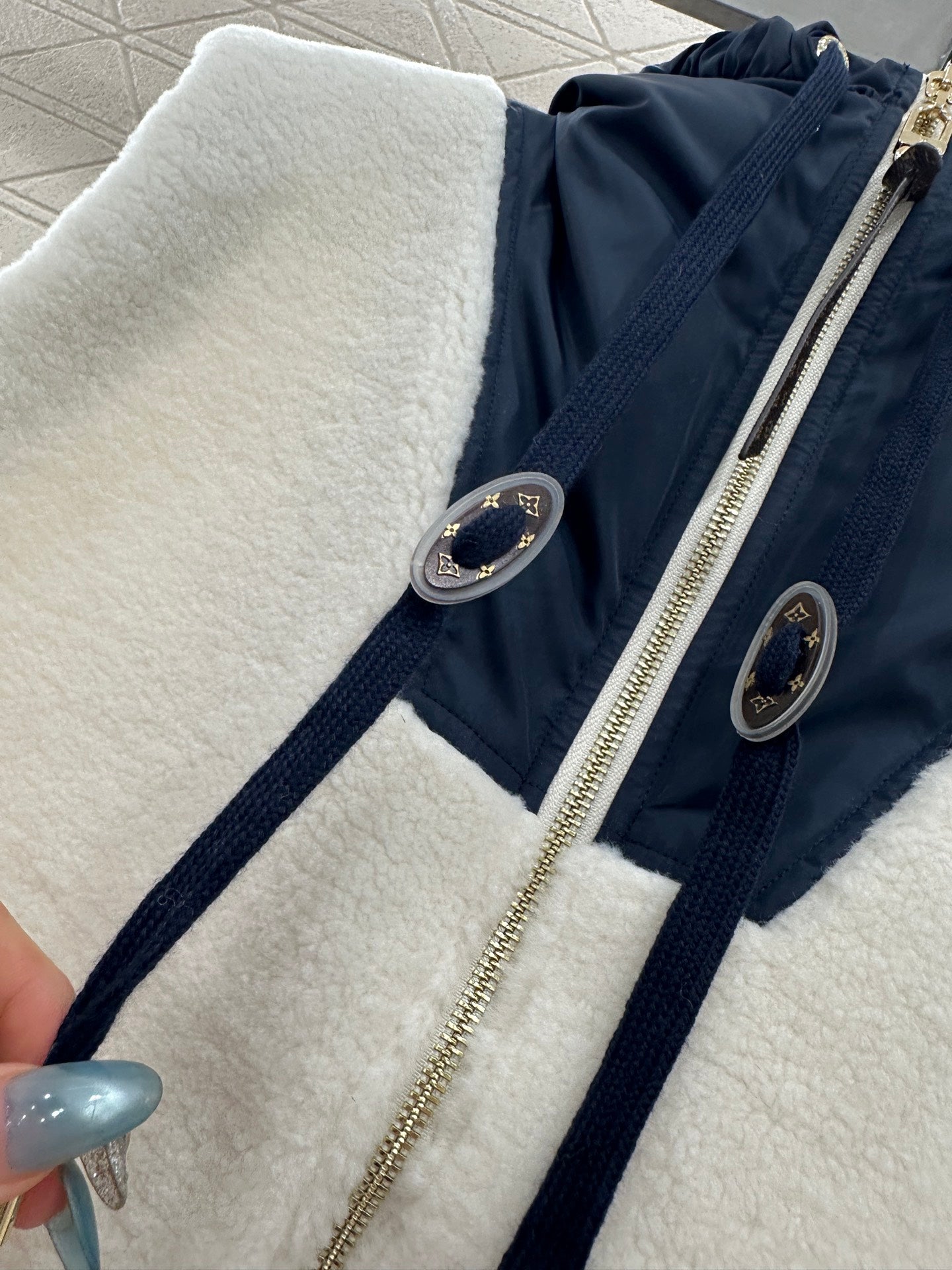 Hooded Teddy Lamb Vest