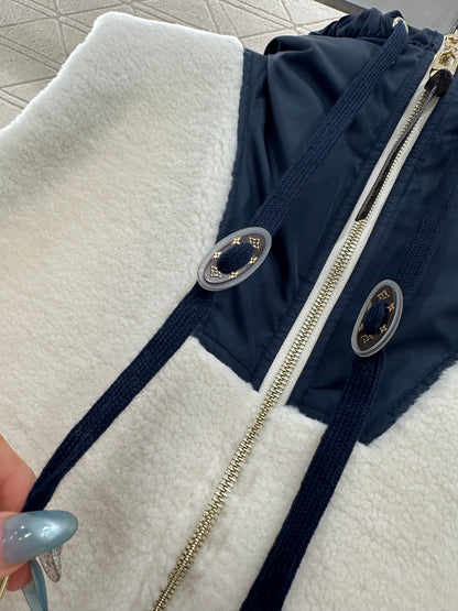 Hooded Teddy Lamb Vest