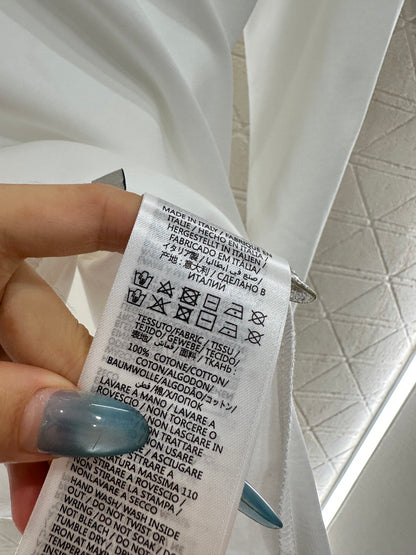 Rhinestone letter long sleeved shirt