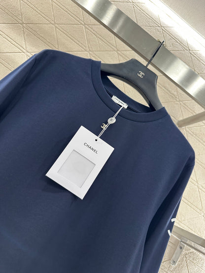 Loose logo long sleeved top