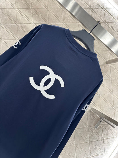 Loose logo long sleeved top