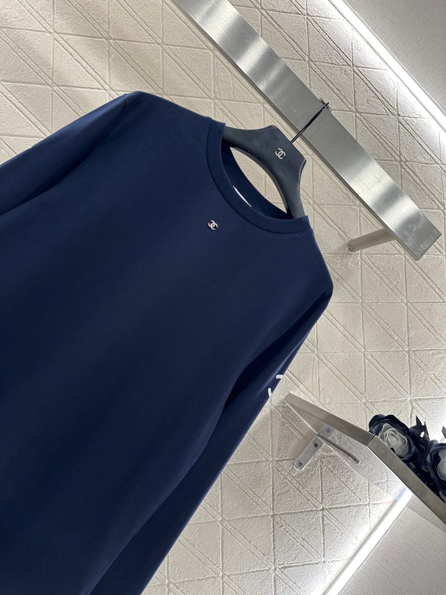 Loose logo long sleeved top