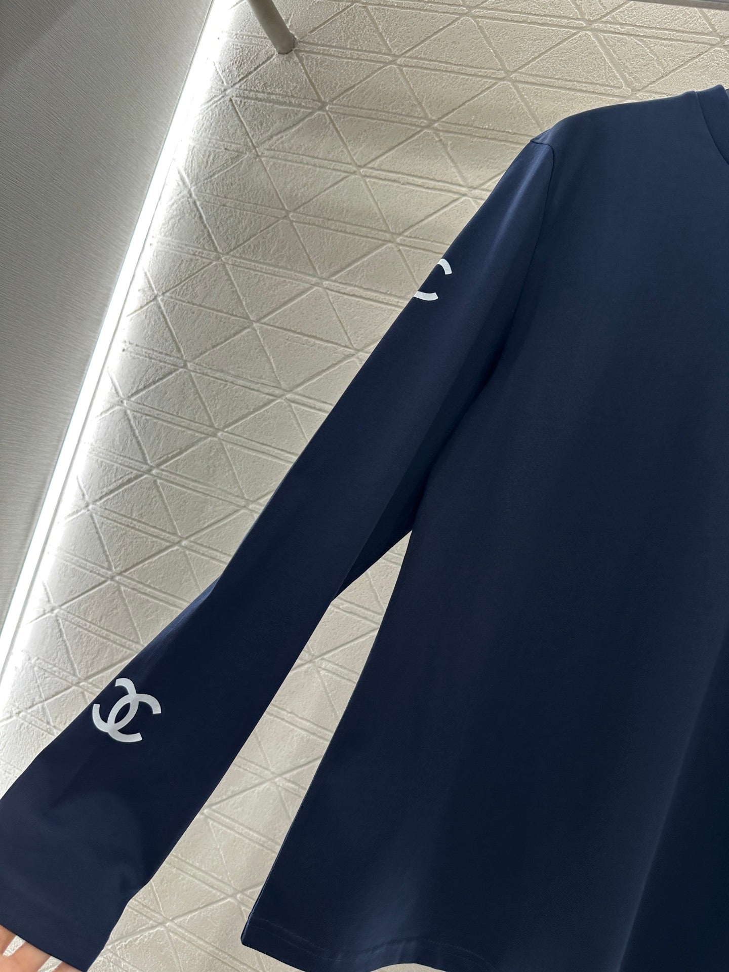 Loose logo long sleeved top