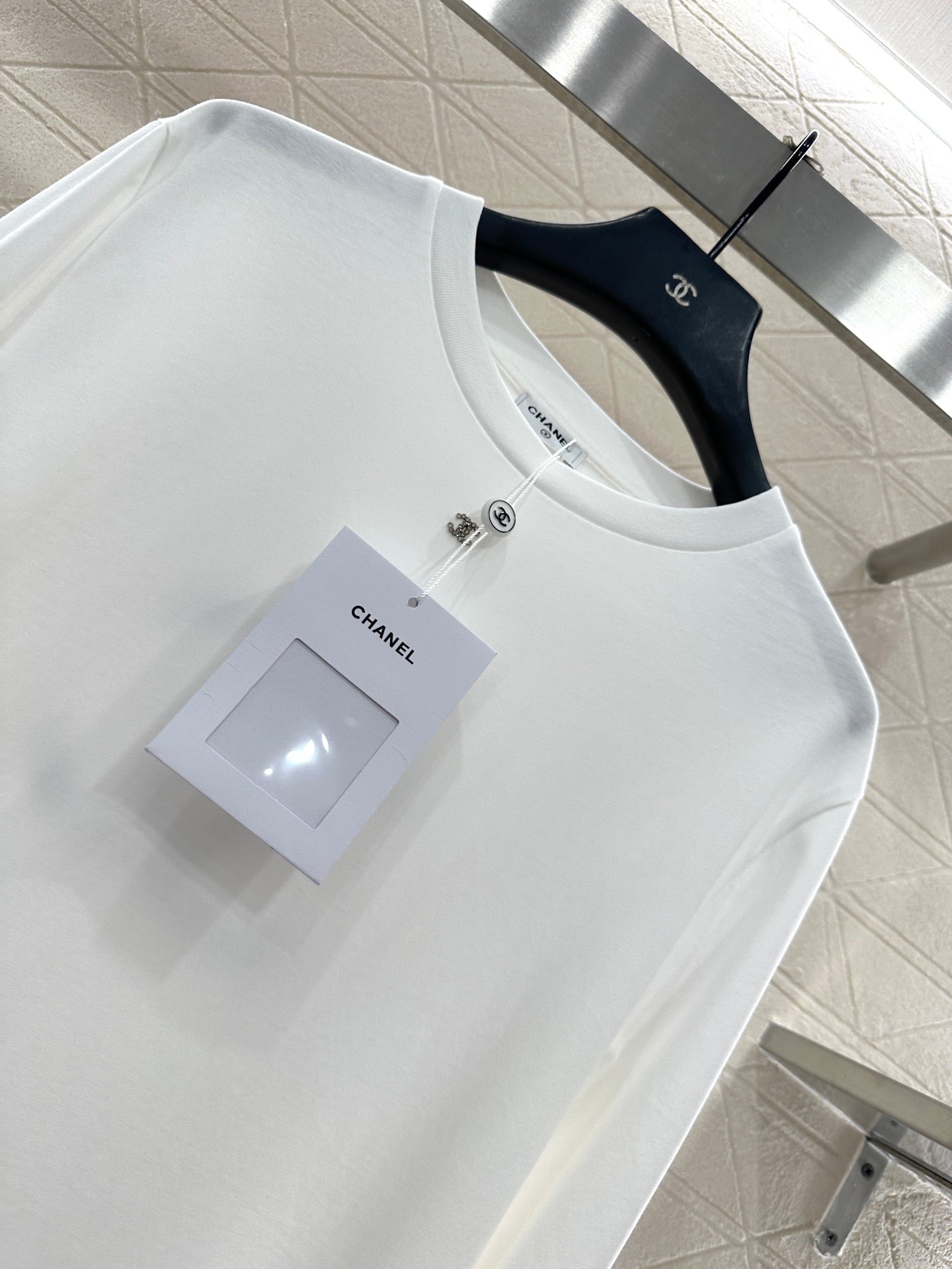 Loose logo long sleeved top