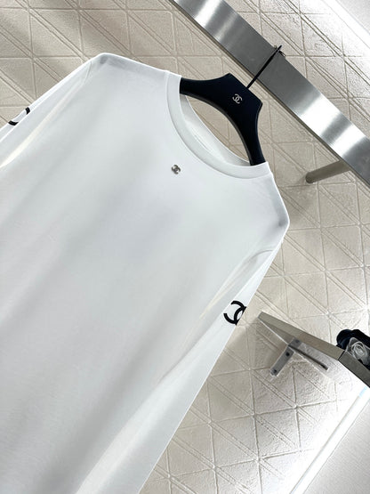 Loose logo long sleeved top