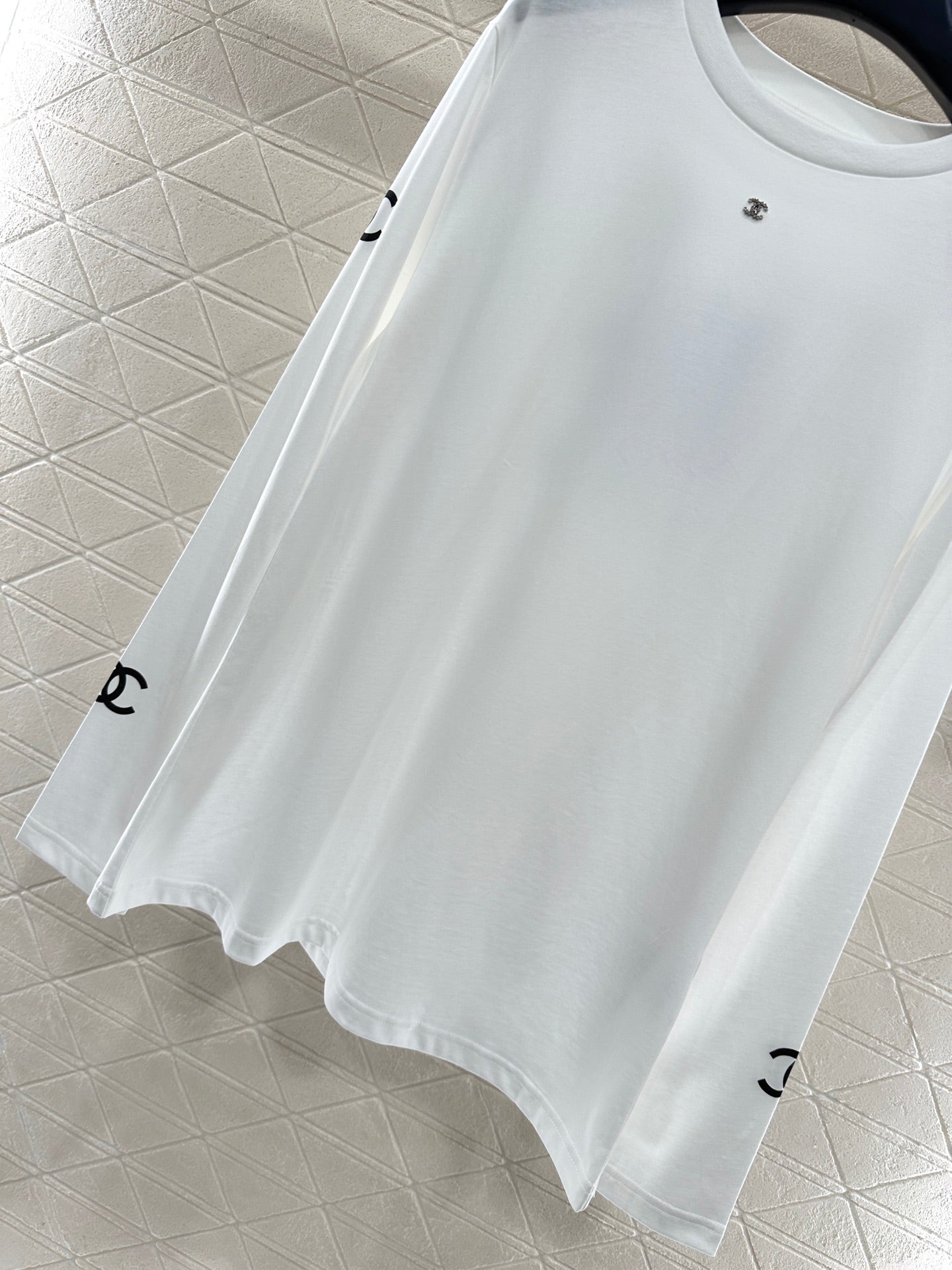 Loose logo long sleeved top