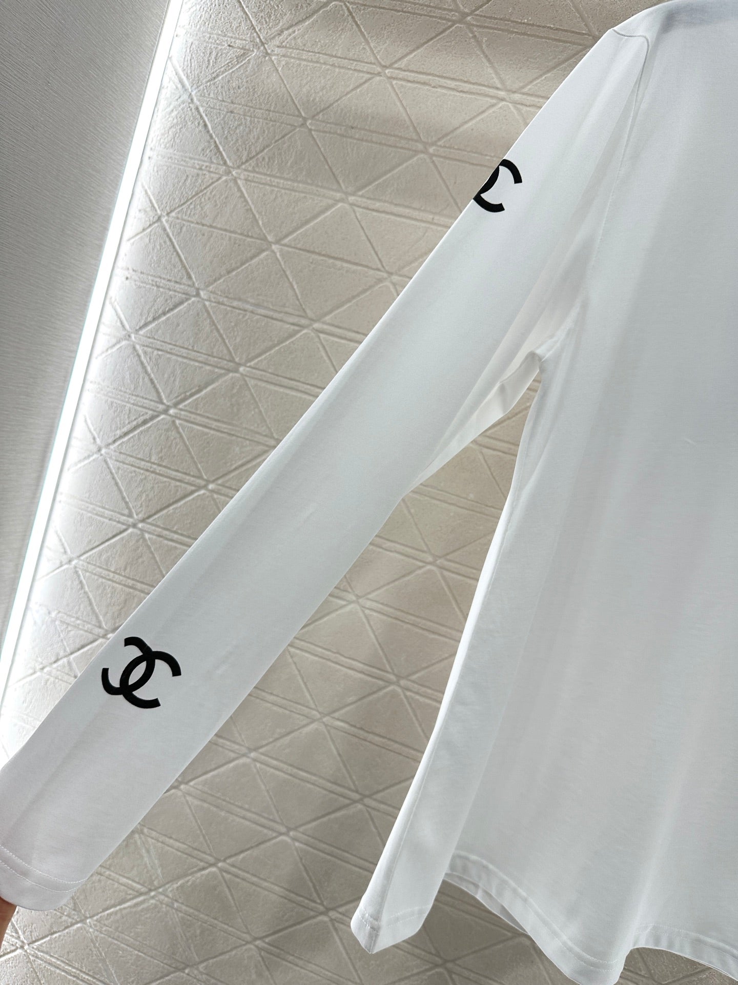 Loose logo long sleeved top