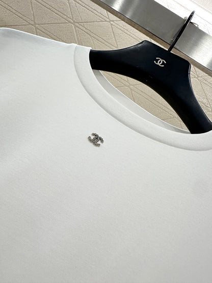 Loose logo long sleeved top