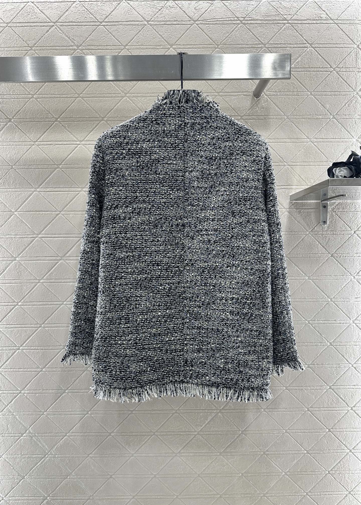 Tassel woolen dress jacket