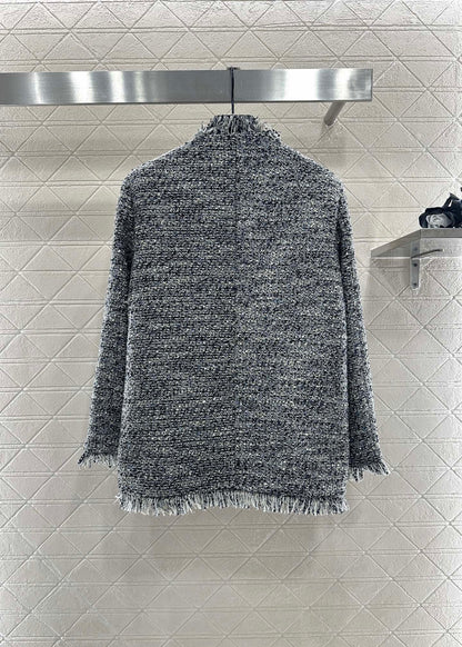 Tassel woolen dress jacket