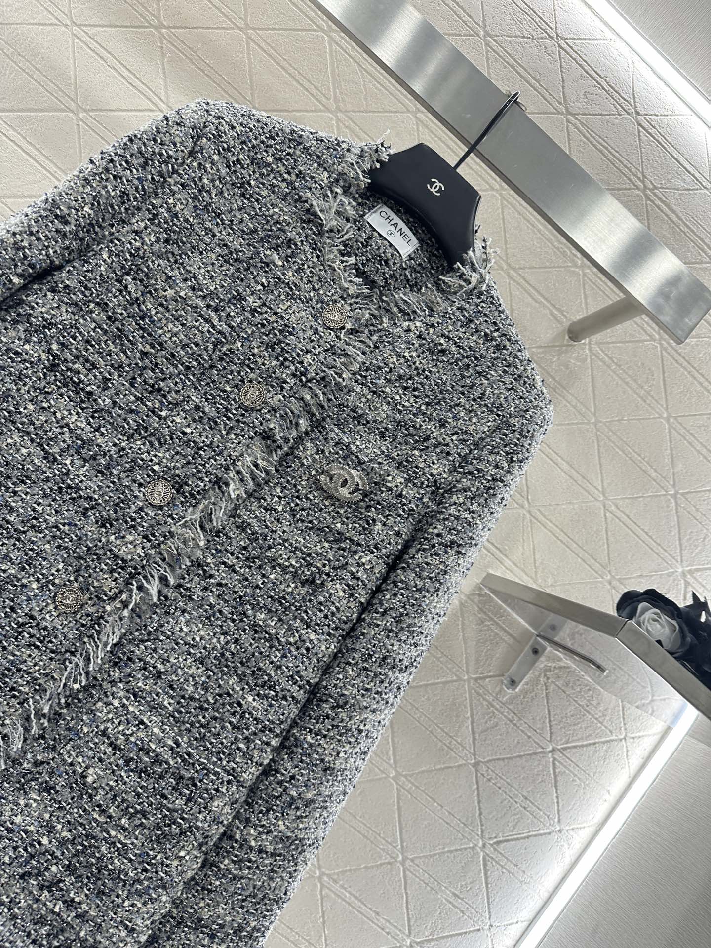 Tassel woolen dress jacket