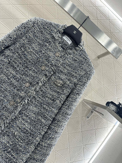 Tassel woolen dress jacket