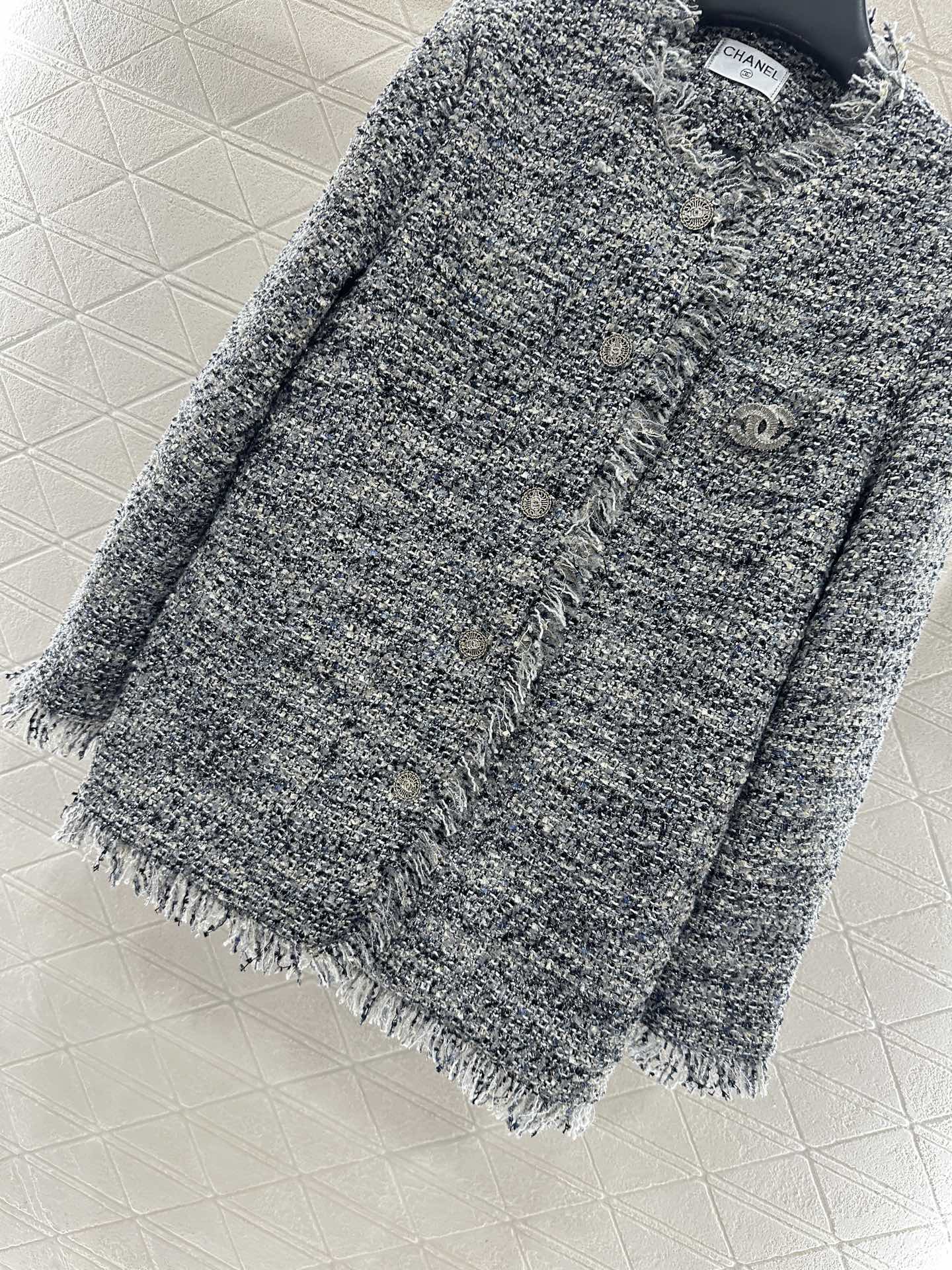 Tassel woolen dress jacket