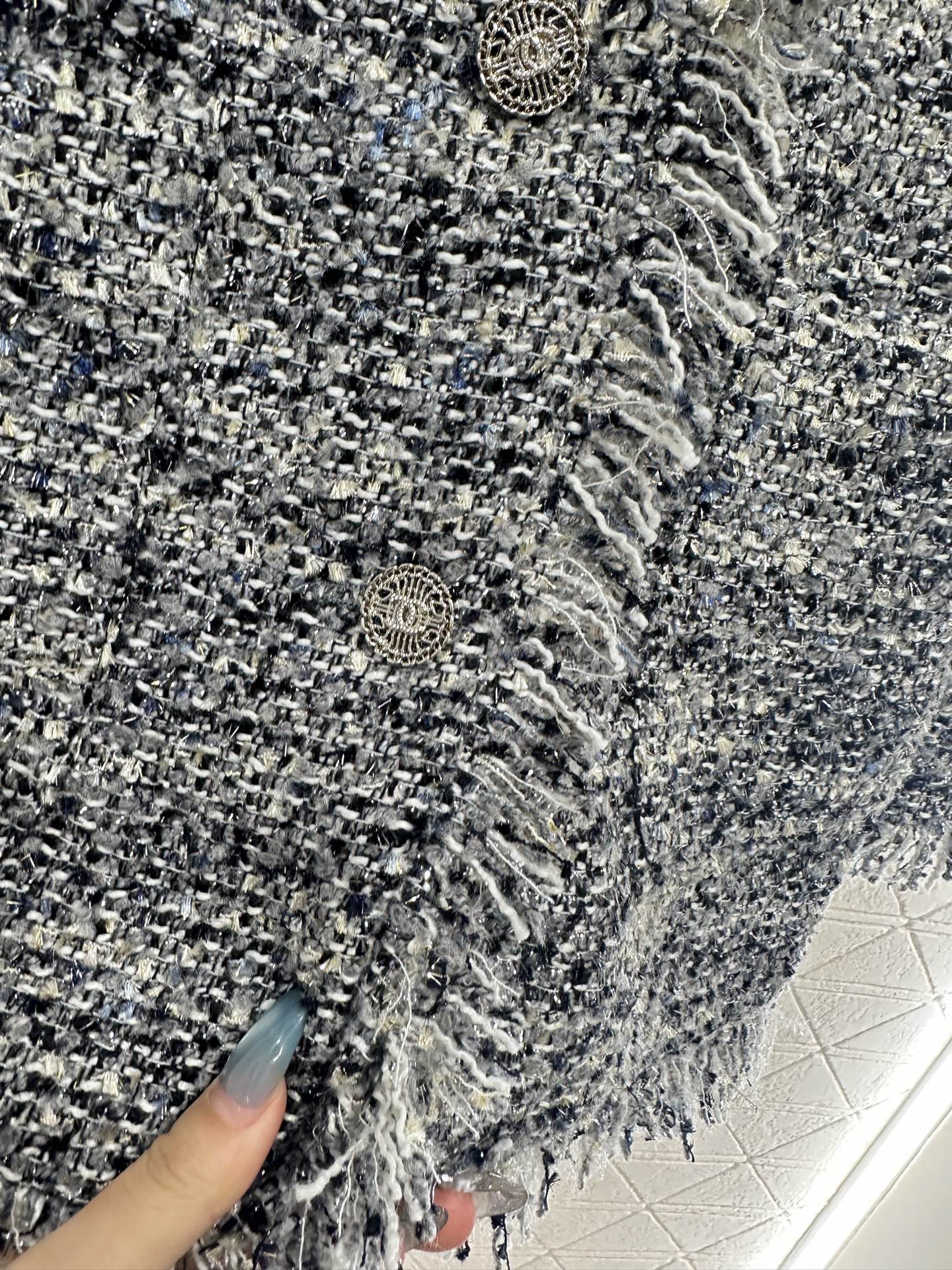 Tassel woolen dress jacket