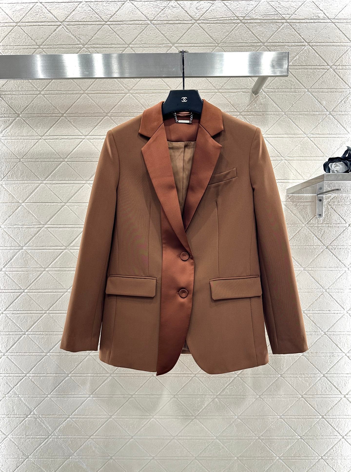 Satin ribbon lapel set