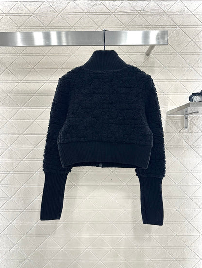 Tengge jacquard zipper jacket