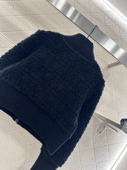 Tengge jacquard zipper jacket