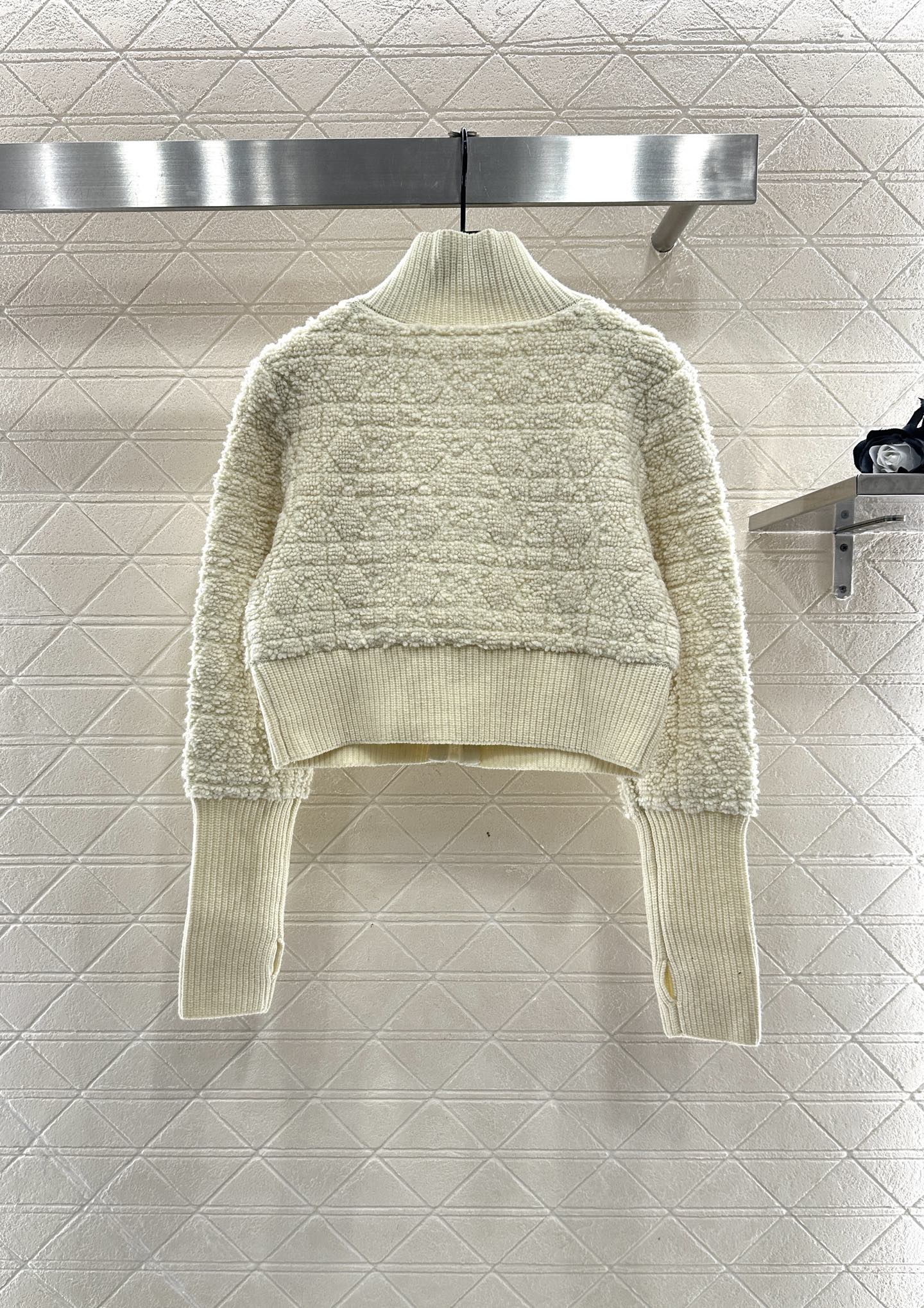 Tengge jacquard zipper jacket