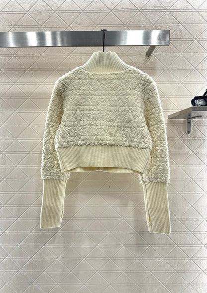 Tengge jacquard zipper jacket